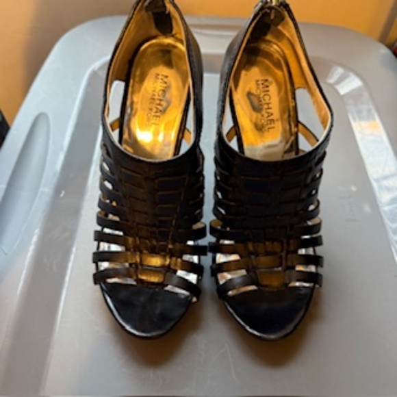 Michael Kors cages leather heels - Picture 2 of 11